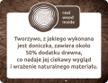 Doniczka DELTA 220 brąz E4