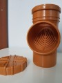 Czyszczak z sitkiem UV - Ø 160 - orange
