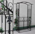 Pergola ogrodowa z bramką 130x39x260cm