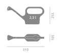 Konewka Trapezium 2,5 l