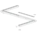 Kanał SLIM 1000x96x87 mm z kratą PP A15