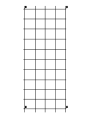 Krata ścienna stalowa z 4 uchwytami 65x170cm