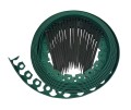 Obrzeże GARDENER zielone 38 mm + 10 kotew mocujących