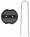 Szpilki do agrowłókniny 15 cm z podkładką - kpl. 6 szt.