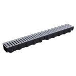Kanał z kratą stalową A15 MAX-DRAIN 1000x114x78 mm