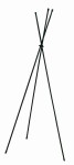 Podpora trójkątna 75cm