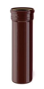 Rura UV - Ø 160 x 500 mm - brąz