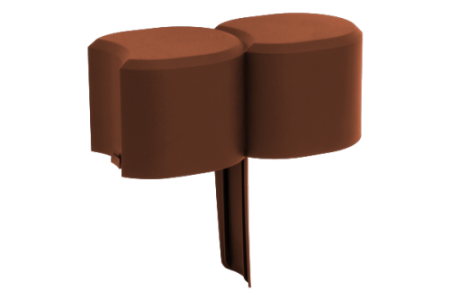 Palisada Midi Plus jasny brąz