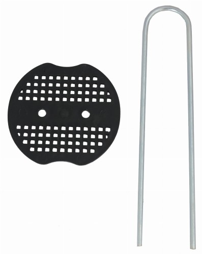 Szpilki do agrowłókniny 15 cm z podkładką - kpl. 6 szt.