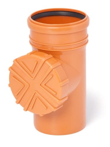 Czyszczak z sitkiem UV - Ø 110 - orange