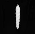 KPL. 8 SOPLI BIAŁYCH NA CHOINKĘ 15 CM