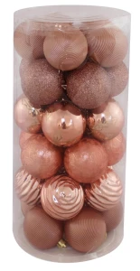 BOMBKI CHOINKOWE 6 CM KPL. 30 SZT.