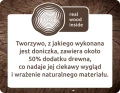 Doniczka DELTA 300 brąz E4