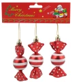 OZDOBY CHOINKOWE CUKIEREK 9 CM KPL. 3 SZT.