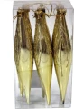 Ozdoba świąteczna KROPLA 16 cm 6szt.