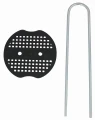 Szpilki do agrowłókniny 15 cm z podkładką - kpl. 6 szt.