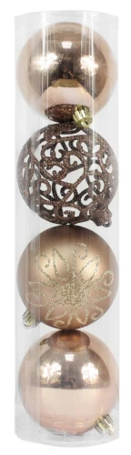 BOMBKI W TUBIE 8 CM KPL. 4 SZT.