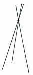 Podpora trójkątna 90cm