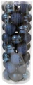 Bombki świąteczne 40szt. kpl. 6 cm