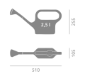 Konewka Trapezium 2,5 l
