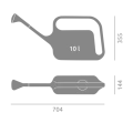 Konewka Trapezium 10 L