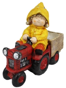 Ozdoba z oświetleniem traktor - 55x24x45 cm