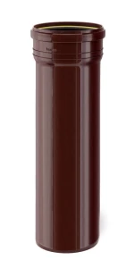 Rura UV - Ø 160 x 500 mm - brąz