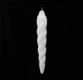 KPL. 8 SOPLI BIAŁYCH NA CHOINKĘ 15 CM