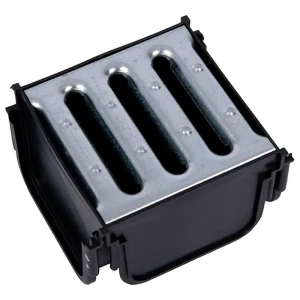 Czwórnik MAX-DRAIN z kratą stalową A15 114x78mm