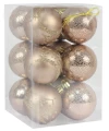 BOMBKI CHOINKOWE 6 CM KPL. 12 SZT.