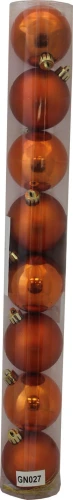 BOMBKI CHOINKOWE 6 CM KPL. 8 SZT.
