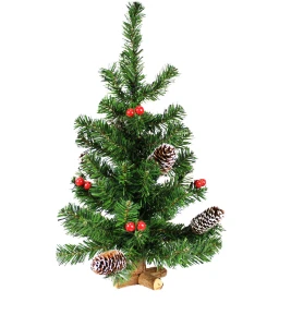 CHOINKA NATURALNA Z JARZĘBINĄ 50 CM