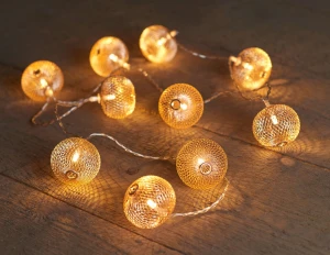 Lampki choinkowe, kule led