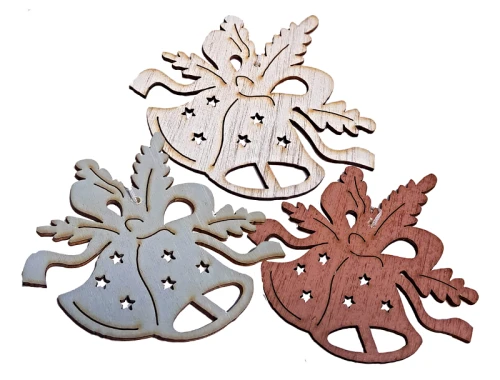 ZAWIESZKA DZWONECZEK 7,3X8 CM KPL. 3 SZT.