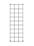Krata ścienna stalowa z 4 uchwytami 45x150cm