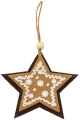 OZDOBA BOŻONARODZENIOWA ZAWIESZKA BRĄZ