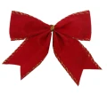 KOKARDKI CZERWONE 7,5 CM KPL. 12 SZT.