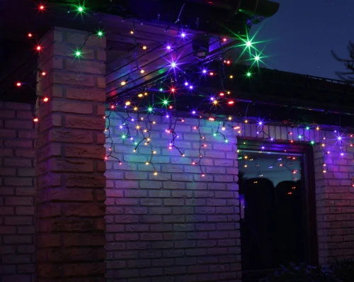 Kurtyna zewnętrzna sople led kolor 960 cm