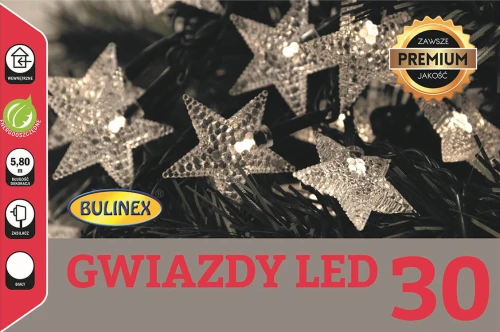Lampki gwiazdki led 5,8 m
