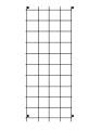 Krata ścienna stalowa z 4 uchwytami 65x170cm