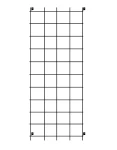 Krata ścienna stalowa z 4 uchwytami 65x170cm