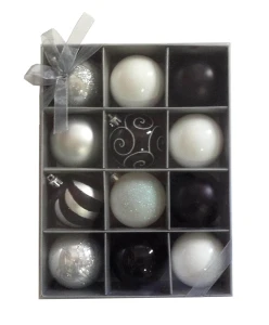 BOMBKI CHOINKOWE 6 CM KPL. 12 SZT. 
