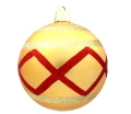 BOMBKI CHOINKOWE KPL. 4 15 CM W TUBIE