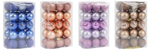 BOMBKI CHOINKOWE 4 CM KPL. 30 SZT.