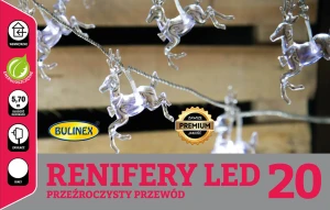 RENIFERY LED 20L Z ZASILACZEM 5,7M